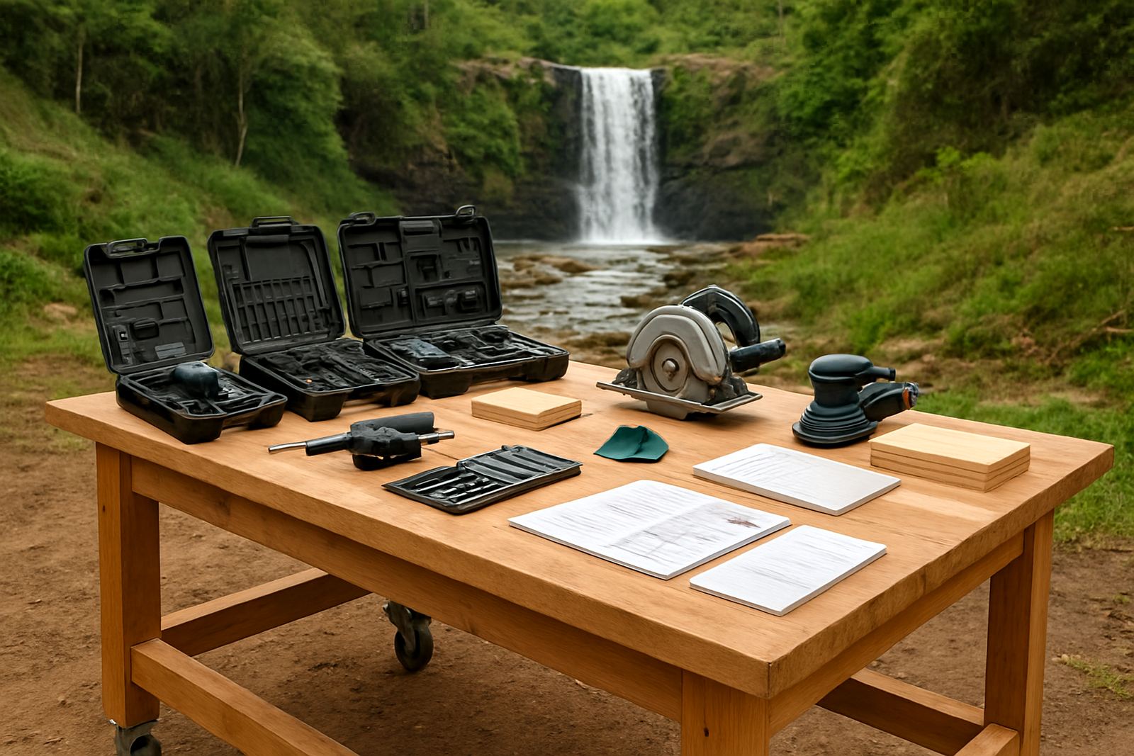 Waterfall Training Bench